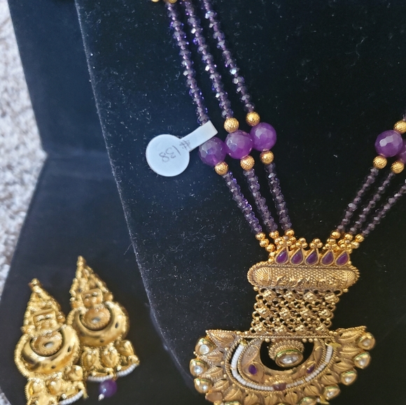 Indian jewelry necklace set - Picture 5 of 15